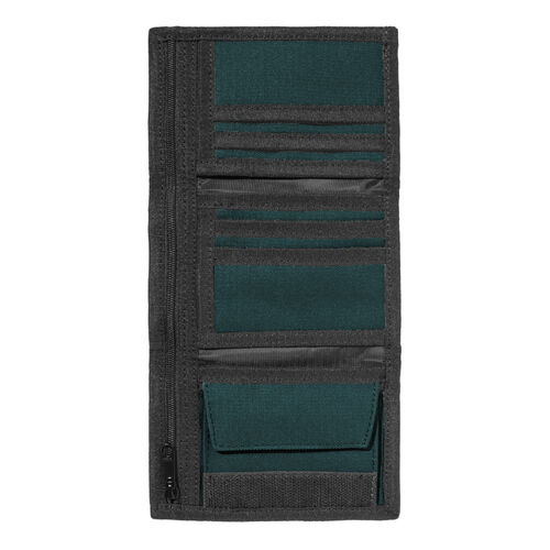 Cartera Verde Carhartt Alec Wallet Deep Lagoon con Tejido Resistente 