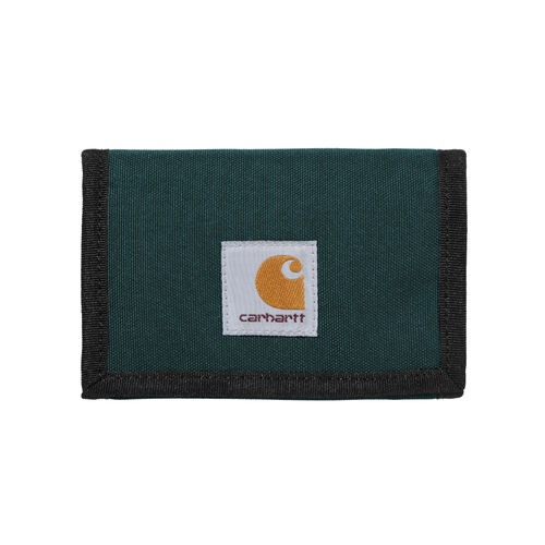 Cartera Verde Carhartt Alec Wallet Deep Lagoon con Tejido Resistente 
