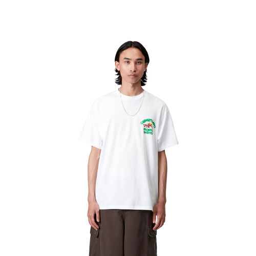 Camiseta Blanca Carhartt Pronto T-Shirt White de Corte Holgado XS