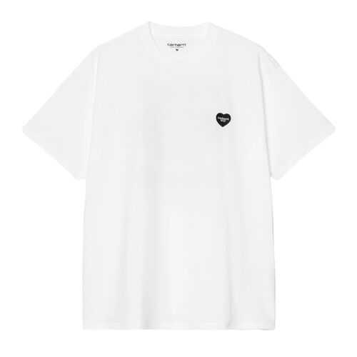Camiseta Blanca Carhartt Heart II Hartt T-Shirt White de Corte Holgado XS