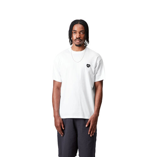 Camiseta Blanca Carhartt Heart II Hartt T-Shirt White de Corte Holgado XS