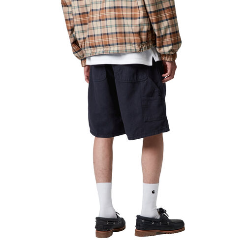 Bermudas Azul Marino Carhartt Walter Single Knee Short Dark Navy de Corte Relajado XS