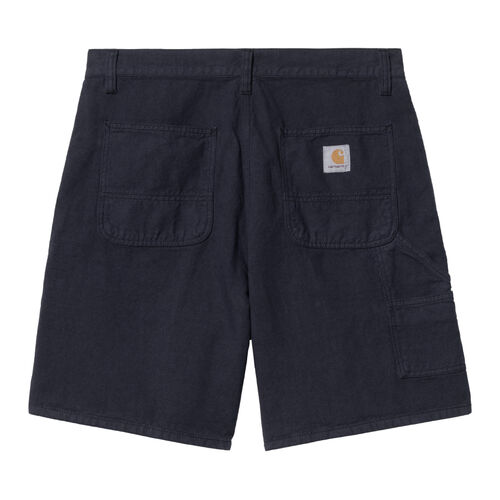 Bermudas Azul Marino Carhartt Walter Single Knee Short Dark Navy de Corte Relajado XS