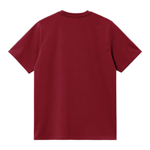 Camiseta Roja Carhartt Chase T-Shirt Scarlet Gold de Corte Holgado XS