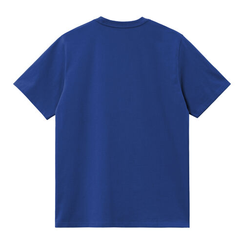 Camiseta Azul Carhartt Chase T-Shirt Wolfsbane Gold de Corte Holgado AZUL XS