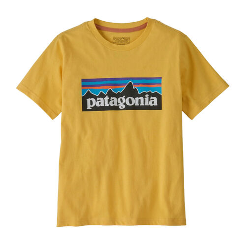 Camiseta Amarilla Patagonia Kids'''' P-6 Logo T-Shirt Nectar Yellow L (12)