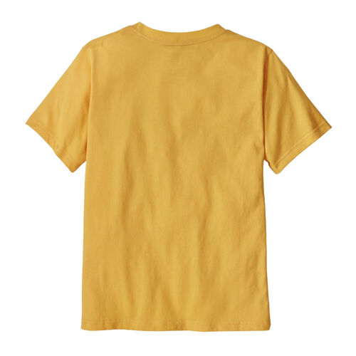 Camiseta Amarilla Patagonia Kids'''' P-6 Logo T-Shirt Nectar Yellow L (12)