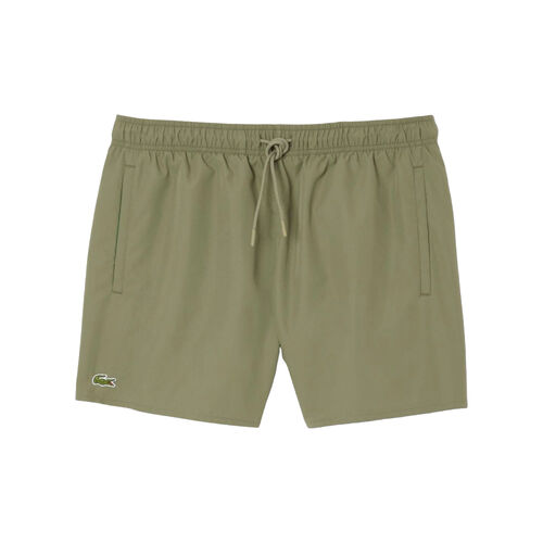 Bañador Verde Kaki Lacoste Ruisseau Cómodo y de Secado Rápido M