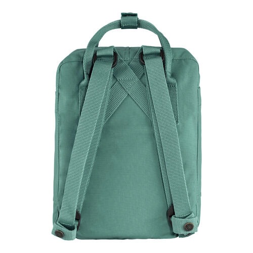 Mochila Verde Fjallraven Kanken Mini Frost Green 7L Versátil y Resistente