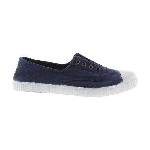 Zapatillas Azul Marino Victoria Inglesa Lona Drec Elástico Cómodas y Ligeras 37