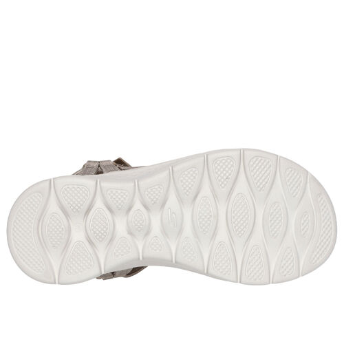 Sandalias Beige Skechers Go Walk Flex Sandal - Sublime Taupe Deportiva Y Elegante 36