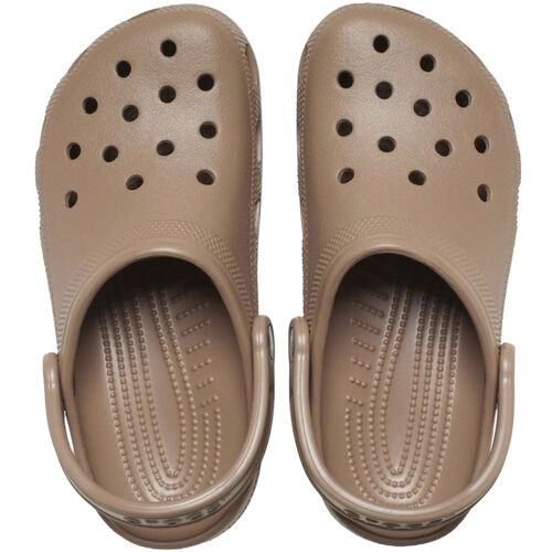 Zuecos Marrones Crocs Classic U Latte Ligeras Y Resistentes Al Agua 36/37
