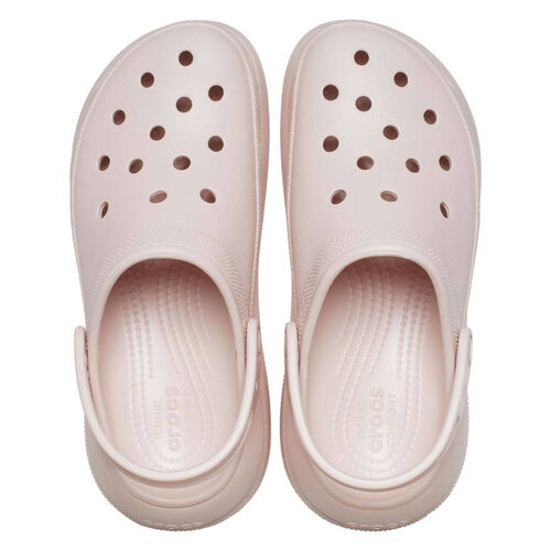 Zuecos Rosas Crocs Crush U Quartz Resistentes al Agua 36/37