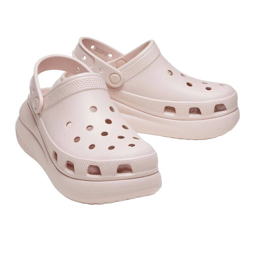 Zuecos Rosas Crocs Crush U Quartz Resistentes al Agua 36/37