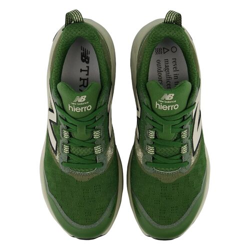 Zapatillas New Balance Verdes Fresh Foam X Hierro v9 Dark Alpine Green con Shipyard y Black 45.5