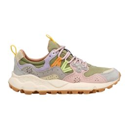 Zapatillas Multicolor Flower Mountain Yamano 3 Woman Ligth Grey Militare Cómodas y Ligeras