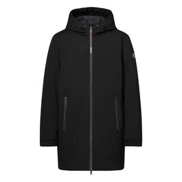 Cazadora Negra Ecoalf Pasu Jacket Black Repelente Al Agua Cómoda y Versátil