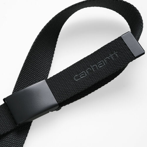 Cinturn Negro Carhartt Script Belt Tonal
