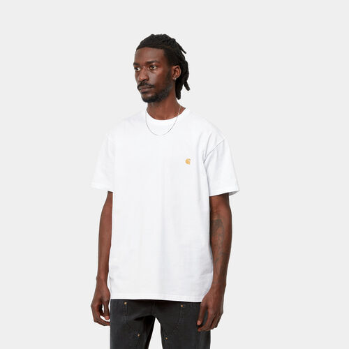 Camiseta Carhartt blanca S/S Chase T-Shirt  XS