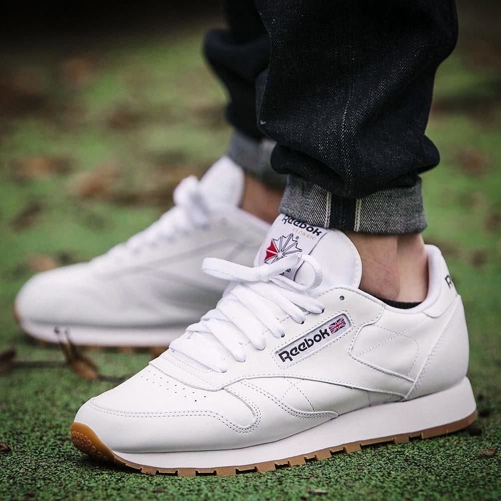 Zapatillas Reebok Classic Leather Blancas 37.5 - goon