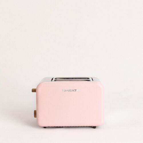 Tostador rosa Create  modelo Toast Retro 