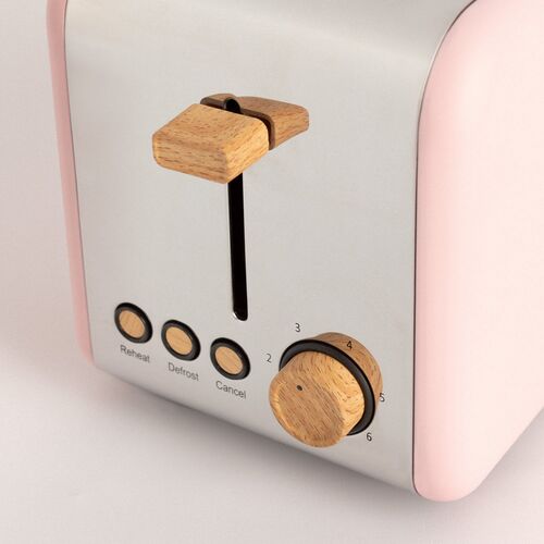 Tostador rosa Create  modelo Toast Retro 