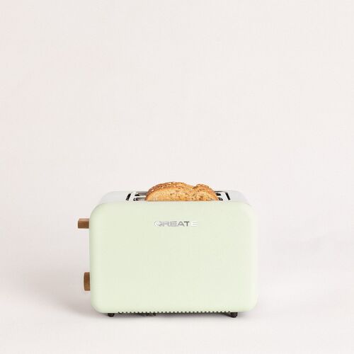 Tostador verde Create  modelo Toast Retro 