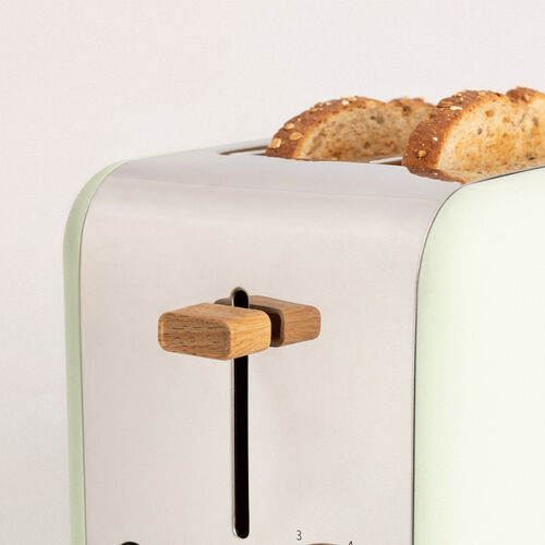 Tostador verde Create  modelo Toast Retro 