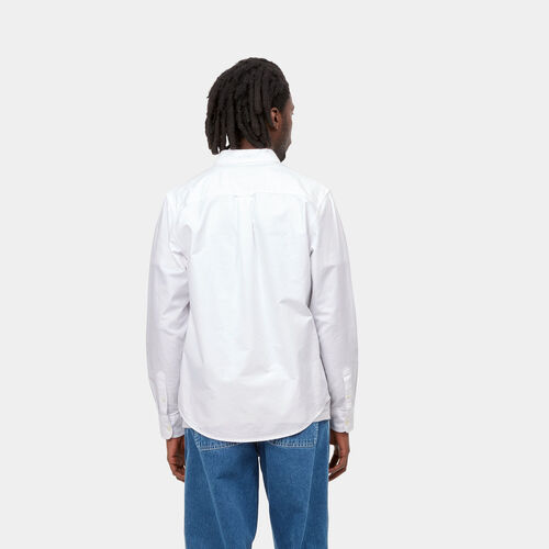 Camisa blanca Carhartt Button Down Pocket XL