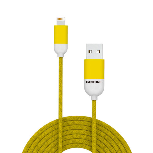 Cable Cargador Usb Apple 1m amarillo Pantone 