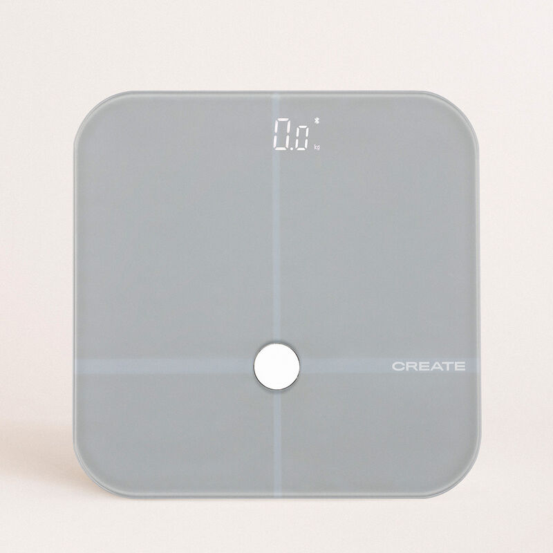 Báscula de baño inteligente gris  Create de bioimpedancia con Bluetooth - BALANCE BODY SMART PRO
