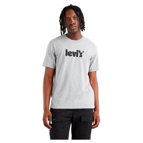 Camiseta Levis gris relaxed fit tee poster  S