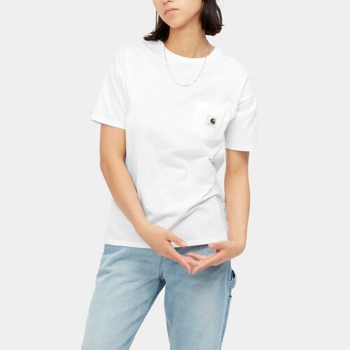Camiseta Carhartt blanca  pocket tee XS