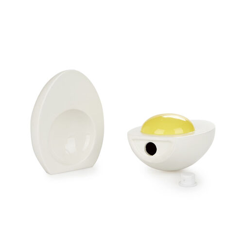 Set Sal y Pimienta  huevo blanco porcelana de Balvi