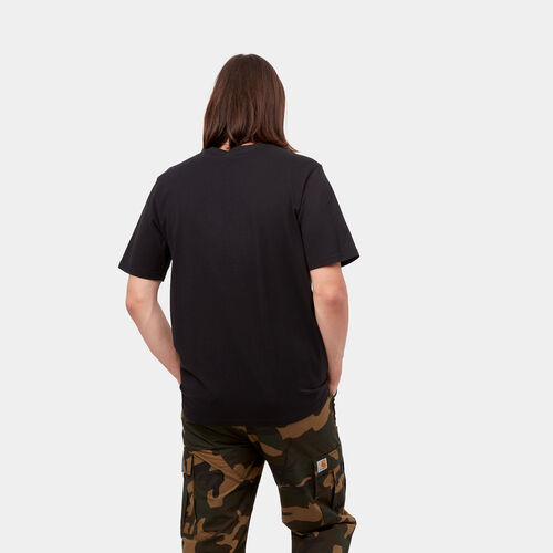 Camiseta bolsillo negra Carhartt S/S Pocket T-Shirt XS