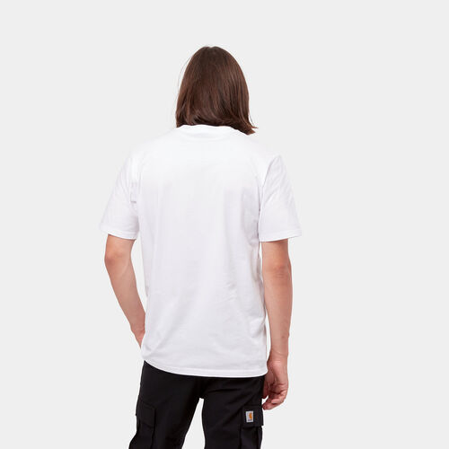 Camiseta Carhartt blanca S/S Script T-Shirt  XS