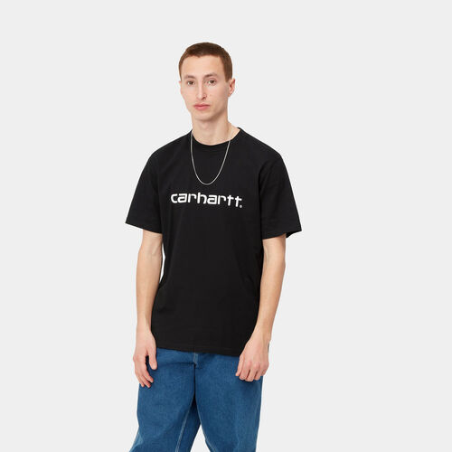 Camiseta Carhartt negra S/S Script T-Shirt  XS