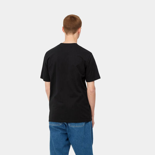 Camiseta Carhartt negra S/S Script T-Shirt  L