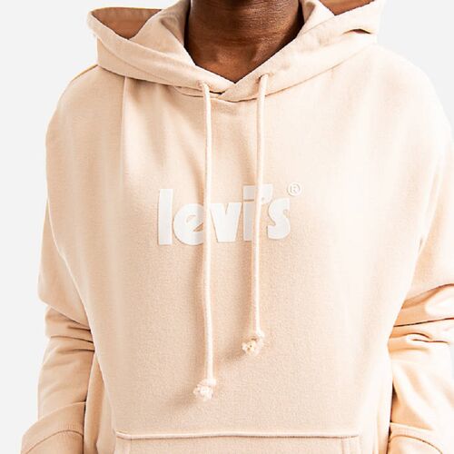 Sudadera Levis rosa graphic standard hoodie  S