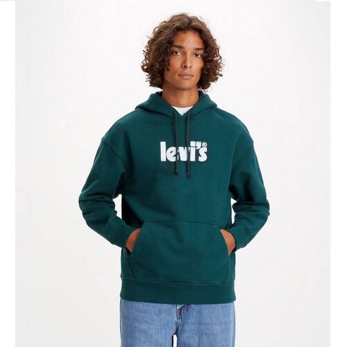 	Sudadera Levis  Relaxed verde Graphic Po Core S