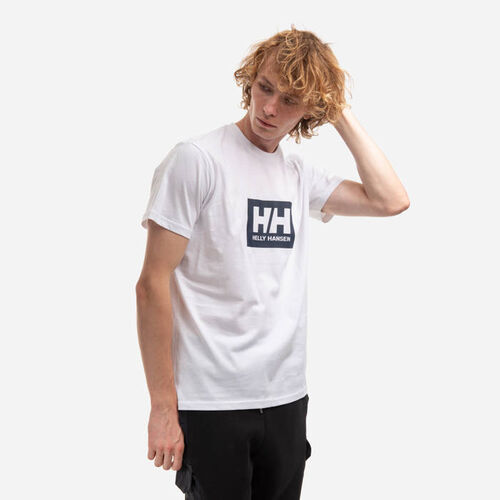 Camiseta Helly Hansen blanca HH Box T-shirt  XS