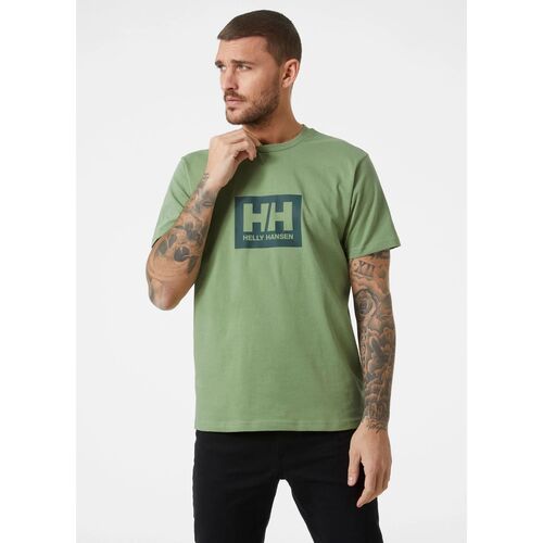 Camiseta Helly Hansen verde jade HH Box T-shirt XS