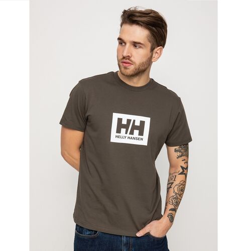 Camiseta Helly Hansen Gris HH Box T-shirt  XS