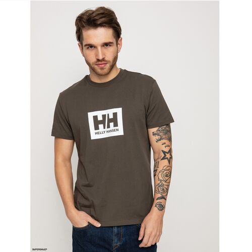 Camiseta Helly Hansen Gris HH Box T-shirt  XS