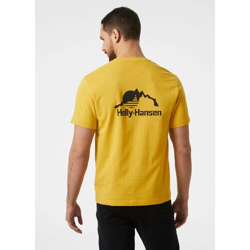 Camiseta Helly Hansen amarilla  Patch T-shirt  XS