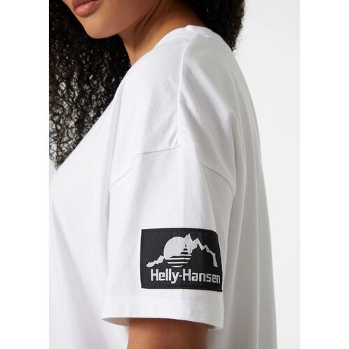Camiseta Helly Hansen blanca  Women''s YU Patch T-shirt  XS