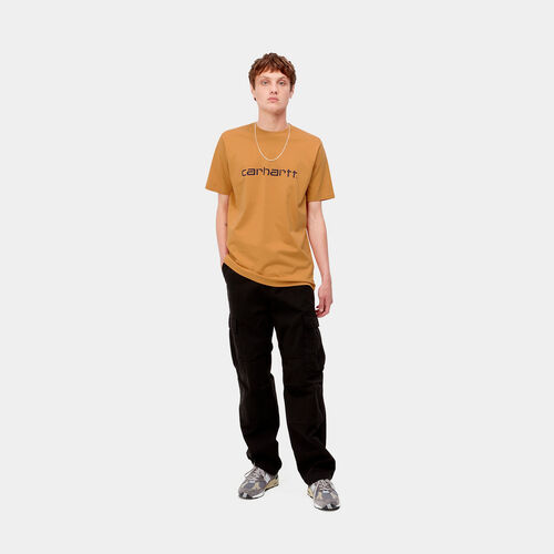 Camiseta Carhartt ochre S/S Script T-Shirt  XS