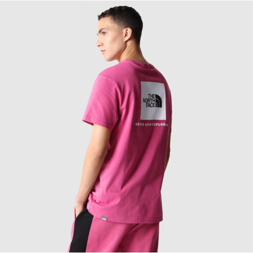 Camiseta North Face rosa redbox S