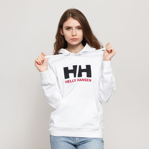 Sudadera Helly Hansen blanca HH  Logo Hoodie S