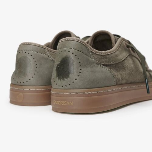 Zapatillas Satorisan verde Heisei suede Deep Khaki  41